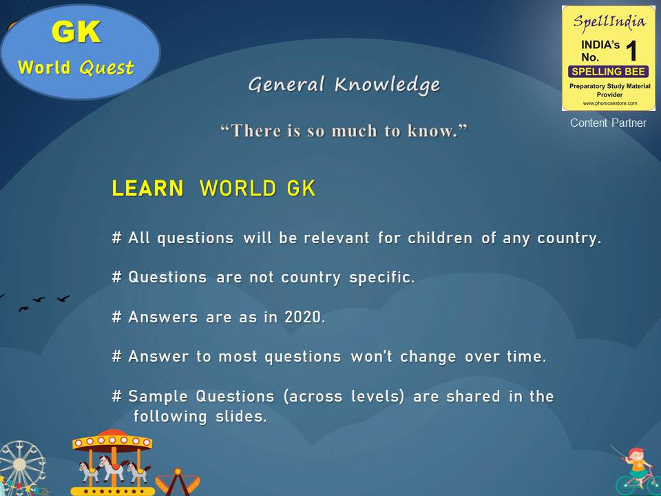 GK Class Questions Answers for Children - Class 2 3 4 5 